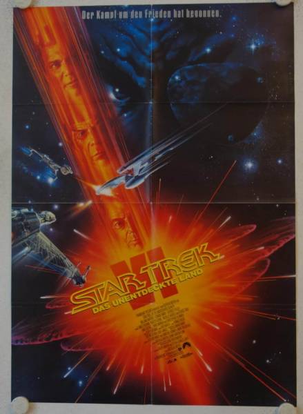 Star Trek VI - The undiscovered Country original release german movie poster